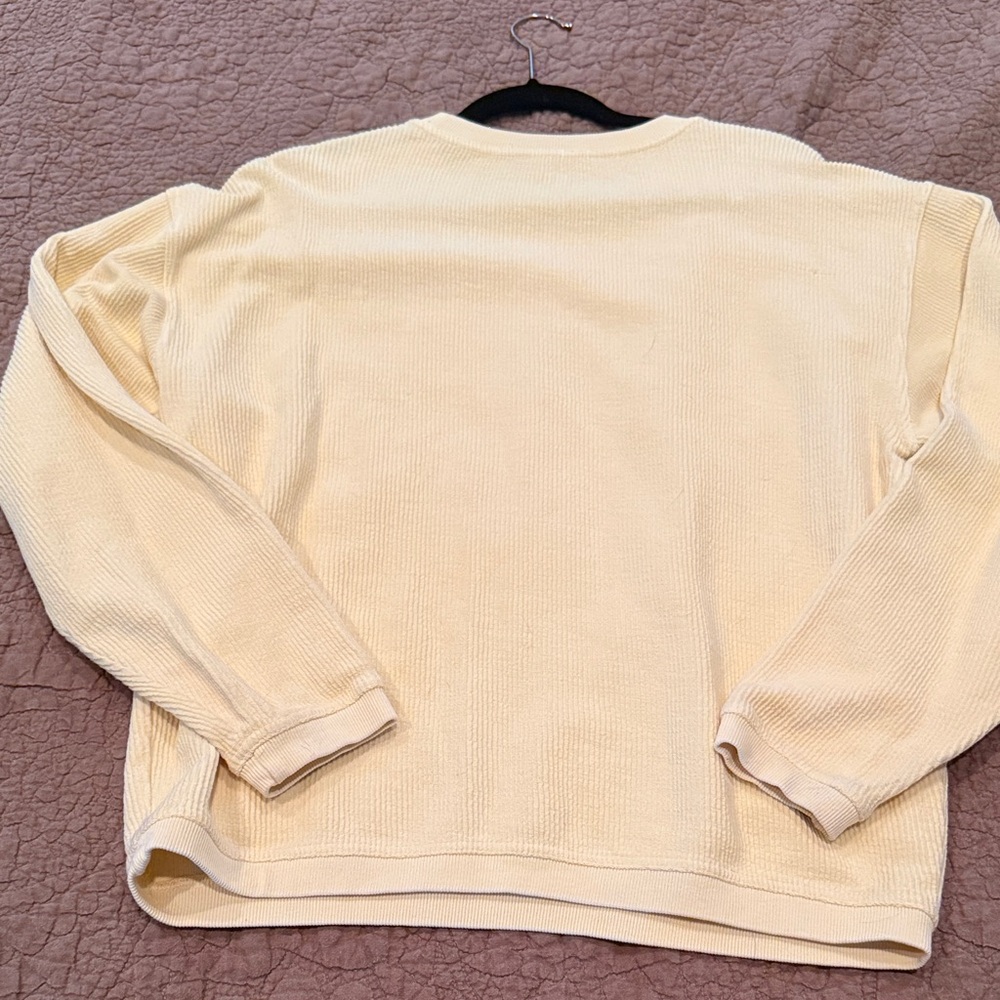 Seaside Crewneck Sweater in Pale Yellow - Picture 4 of 4